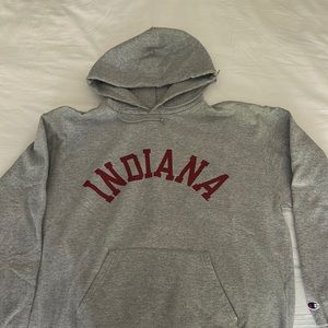 Mens Indiana hooded sweatshirt.